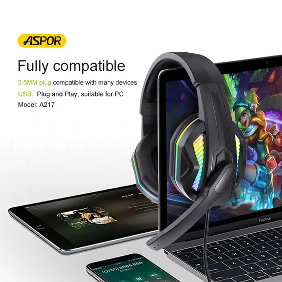 Asport 게임 헤드셋 멀티